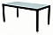 Záhradný ratanový stôl NAPOLI 160x80 cm (čierna)